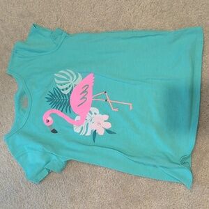 Flamingo teal tshirt